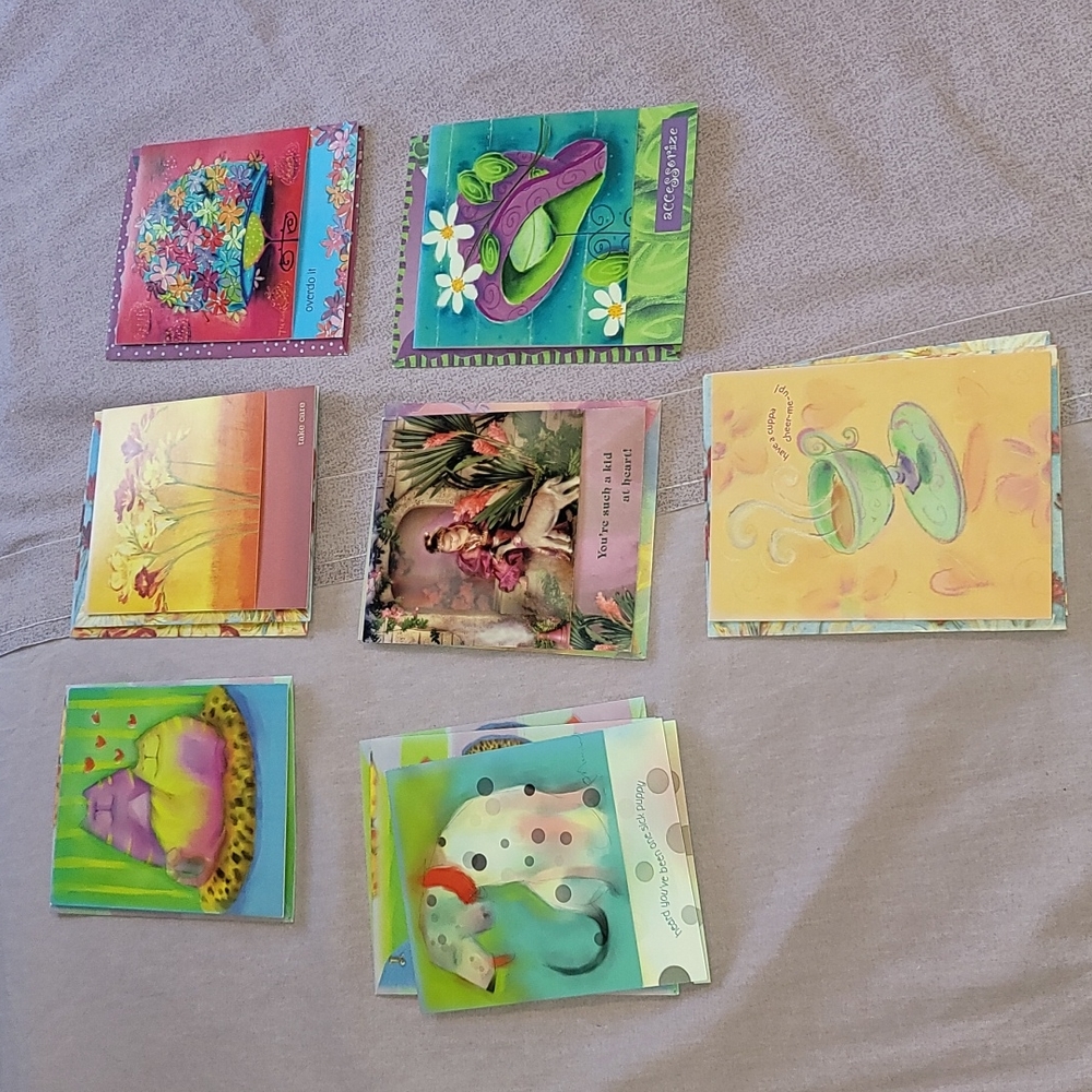 Set of 10 Little Notions Greeting Cards
